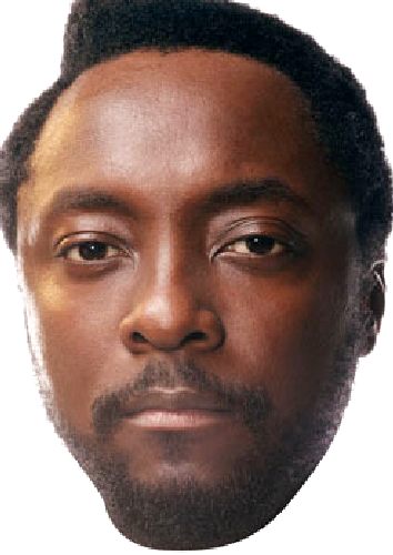 Will.i.am Face Mask - Party Supplies from Novelties Direct - Novelties ...