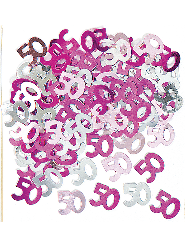 50th birthday confetti novelties