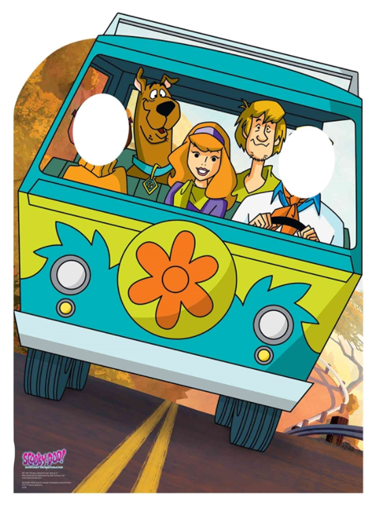 Scooby Doo Mystery Machine Cardboard Cutout Van Stand-In Perfect for ...