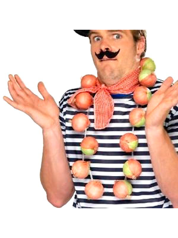 Onion Garland Frenchman French Parisian Party Supplies From