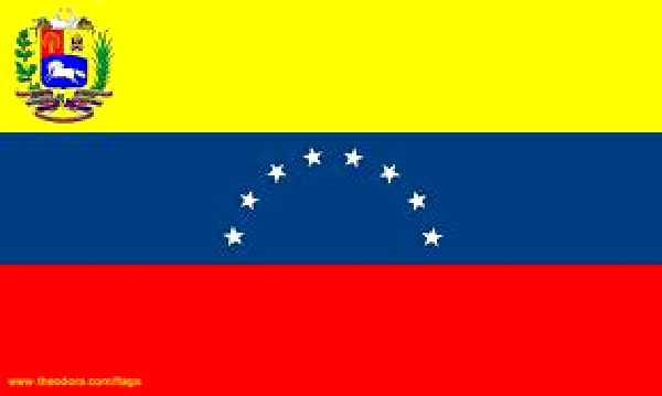 Venezuela 5ft x 3ft Flag Venezuelan State National Flag with Crest 2 Eyelets