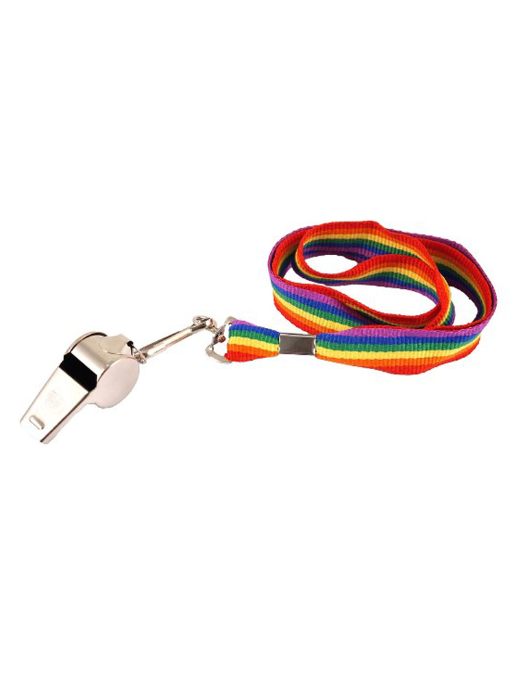 Whistle on Rainbow Cord