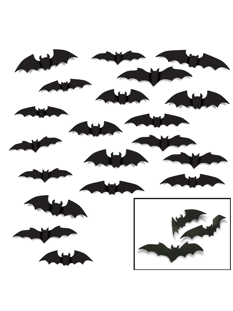 Bat Silhouettes Asstd