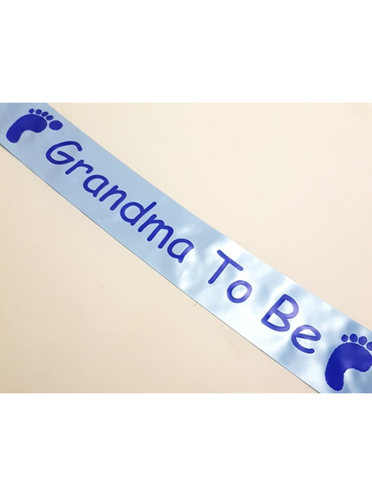 Grandma To Be Sash - Blue 
