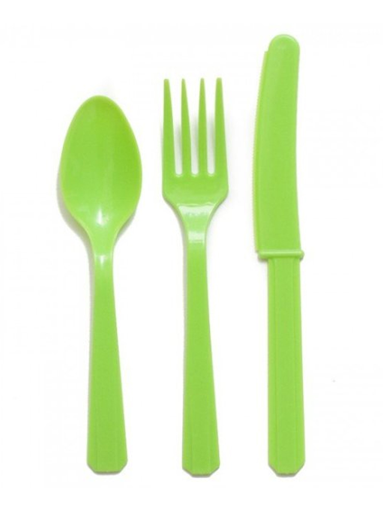 Lime Green Cutlery