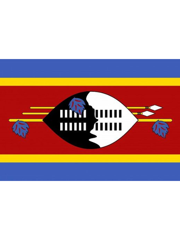 Swaziland Flag 5ft x 3ft
