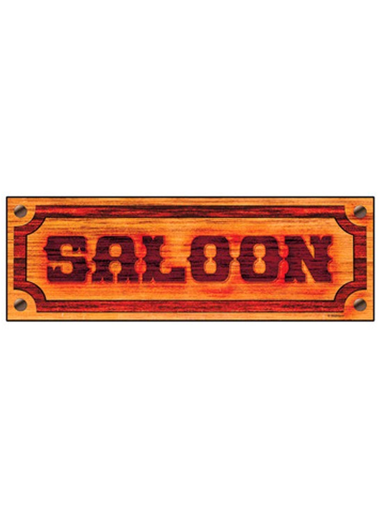 Western 'Saloon' Sign 78x26cm (1)