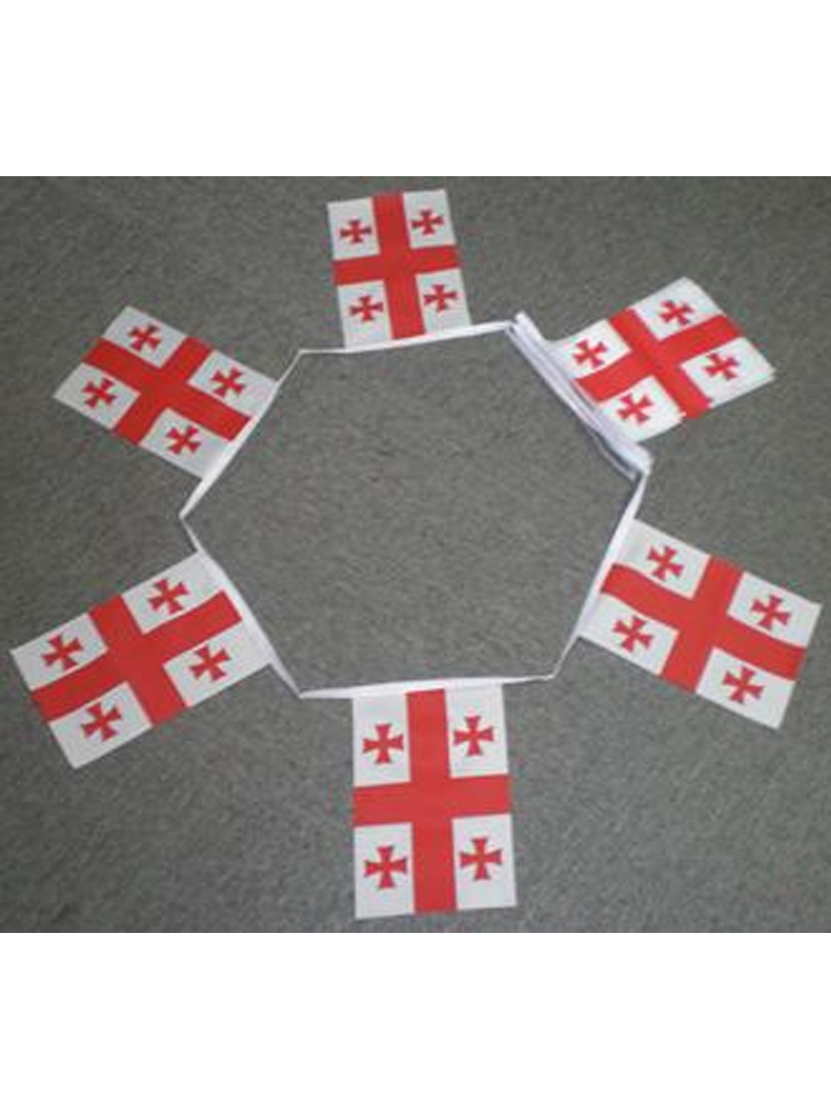 6m 20 flag Georgia bunting (country)