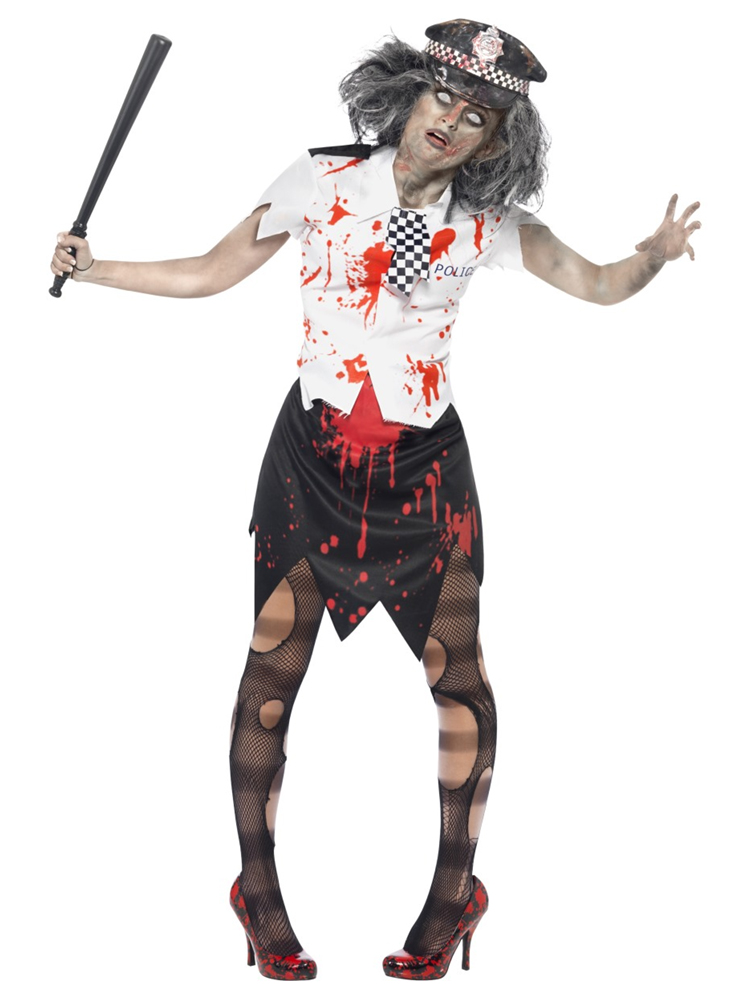 Zombie Policewoman Costume