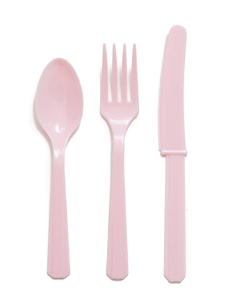 Pastel Pink Cutlery 