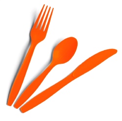 Orange Cutlery 