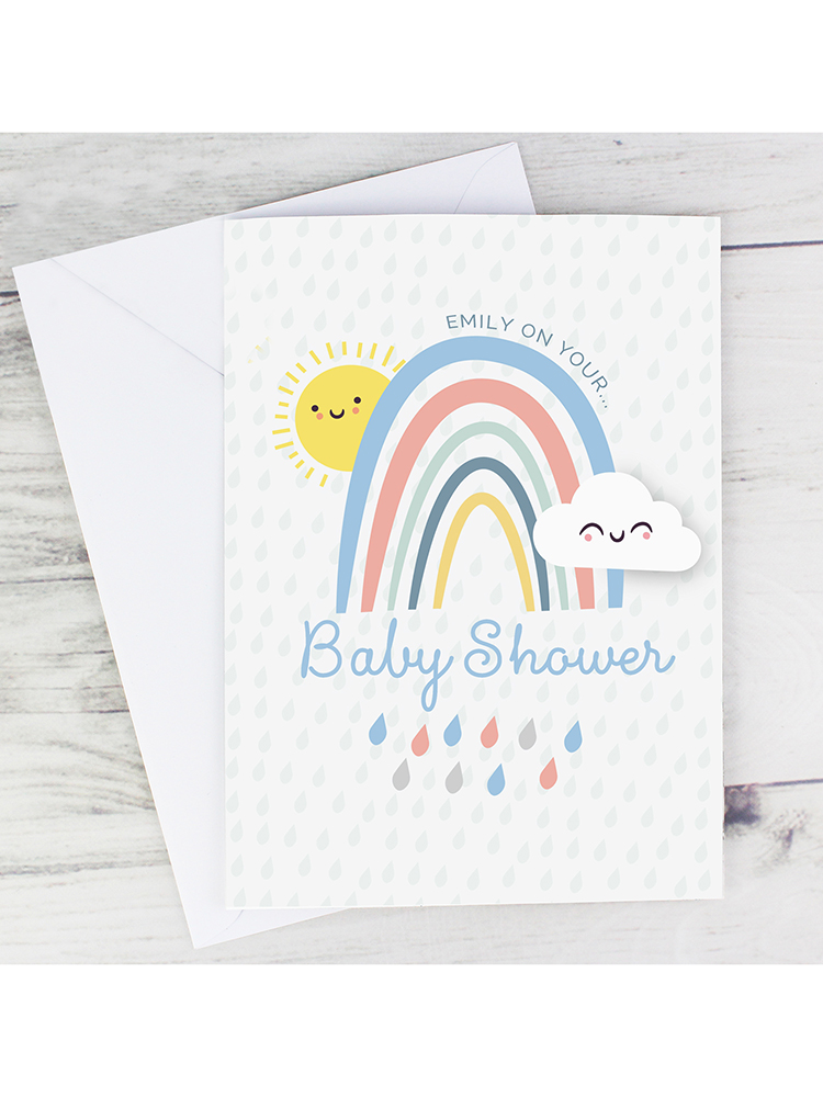 Personalised Baby Shower and New Baby Card