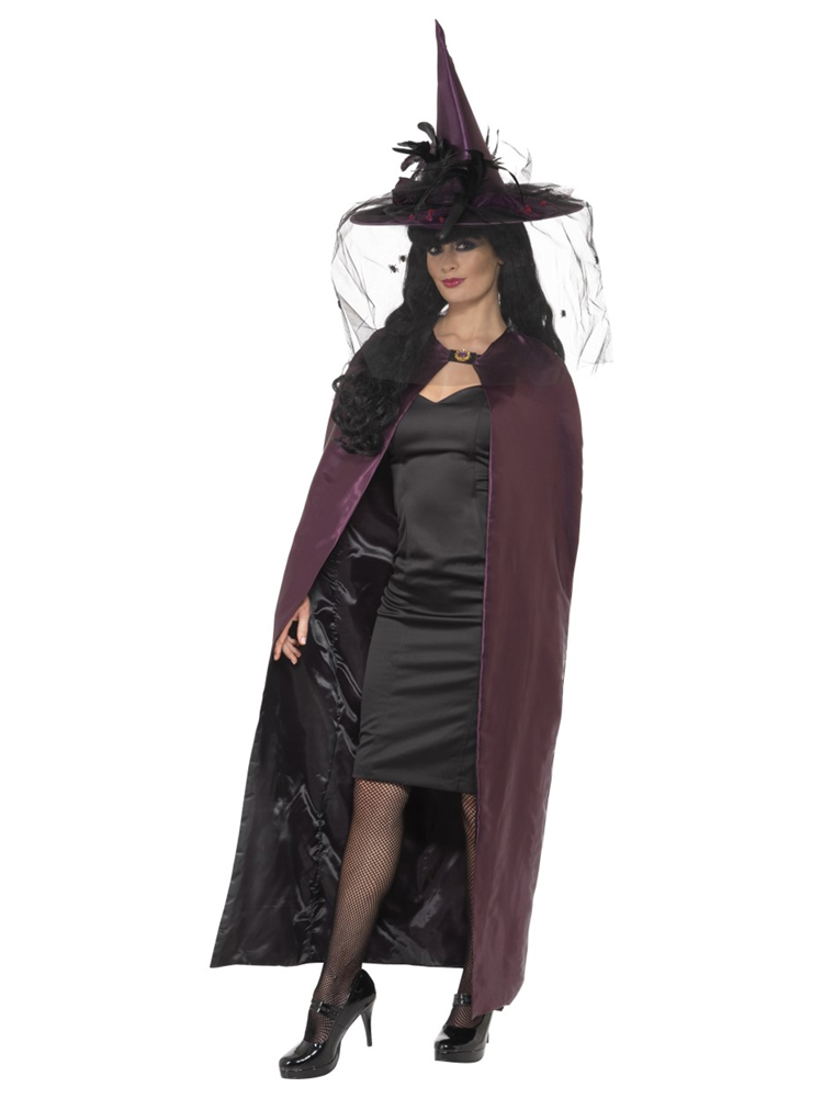 Reversible Cape, Purple and Black - Party Supplies from Novelties ...