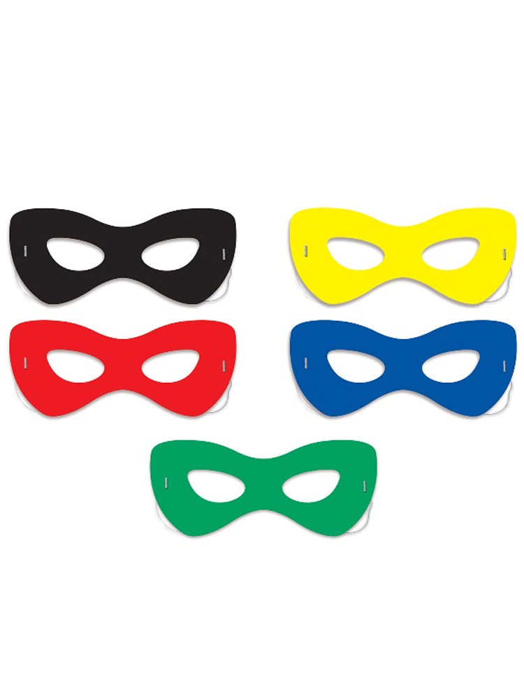 Super Hero Cardboard Masks 