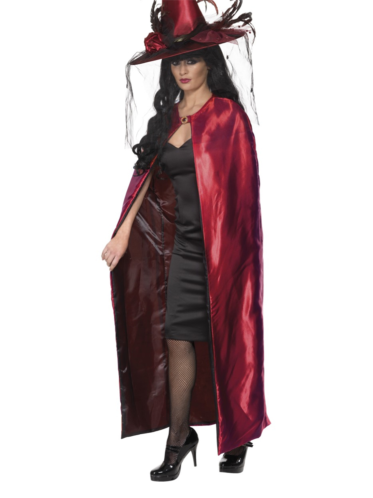 Reversible Cape, Red and Black