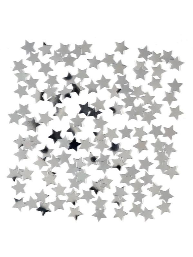 Mini Silver Star Confetti 14gm  