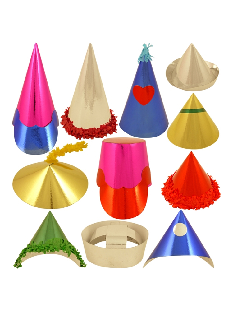 Foilboard Carnival Hats - Small 144 