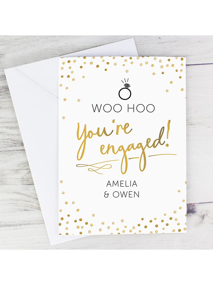 Personalised Engagement Card