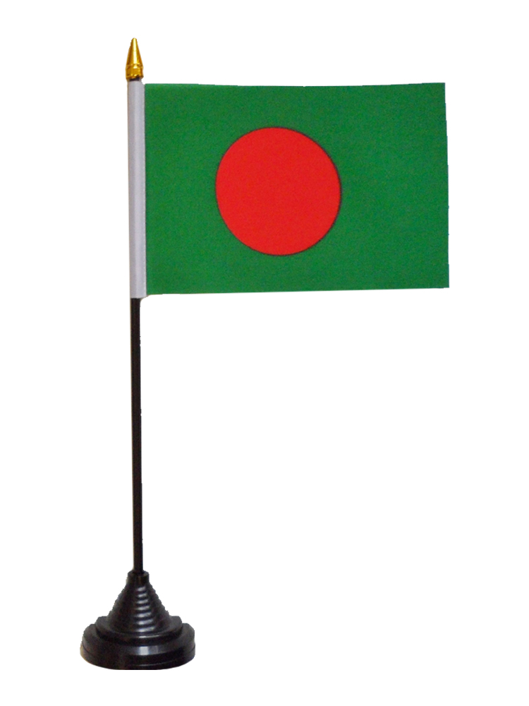 Bangladesh Table Flag with Base and Stick