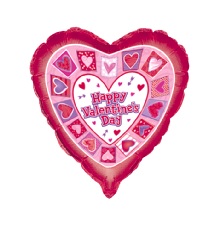 Foil Balloon 'HAPPY VALENTINES DAY'  * 1 0nly in stock *