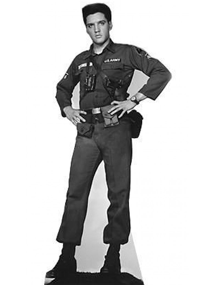 Elvis GI Blues Cardboard Cutout 