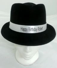 Blues Brothers Flocked Hat Branded