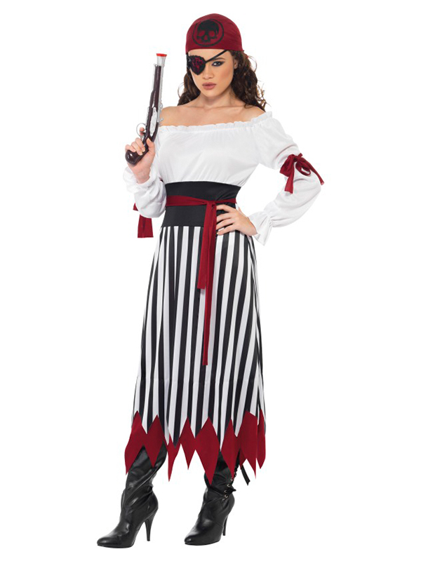 Pirate Lady Costume - Novelties (Parties) Direct Ltd