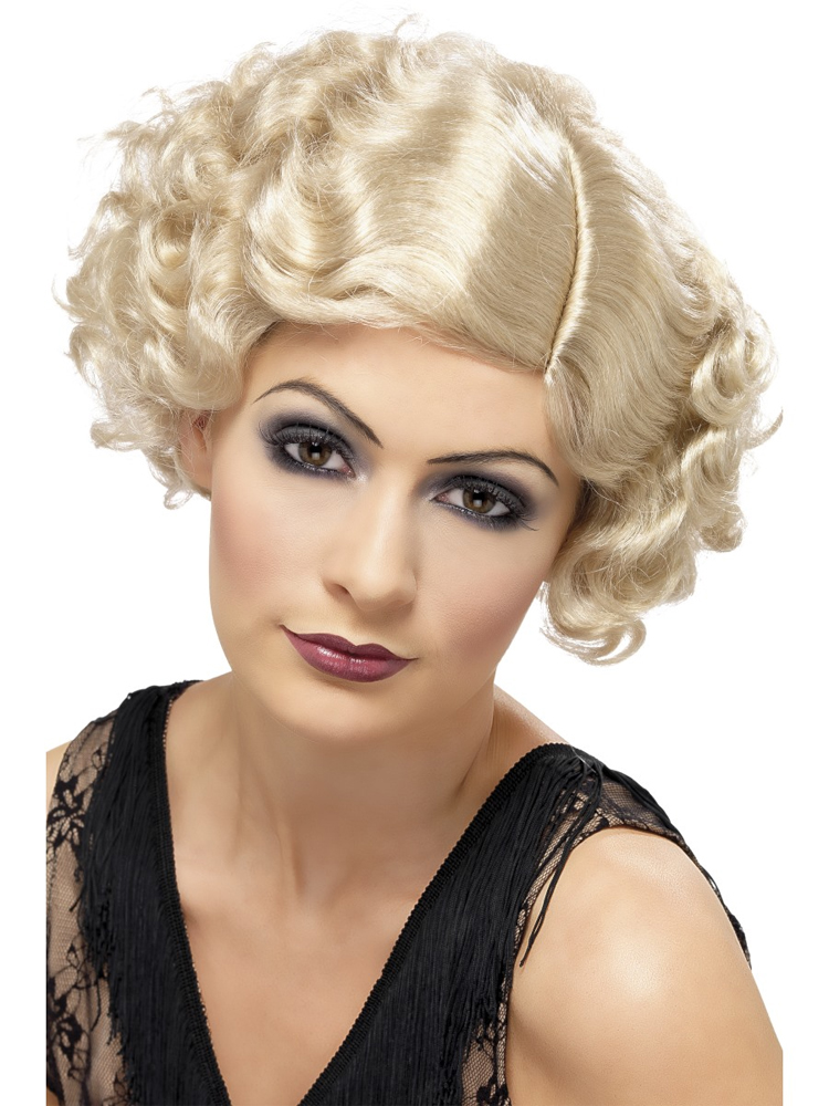 20'S Flirty Flapper Wig,Blonde