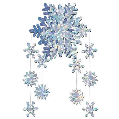 3-D Snowflake Mobile 