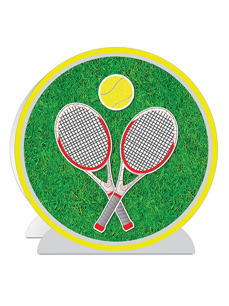 3-D Tennis Centerpiece 10"