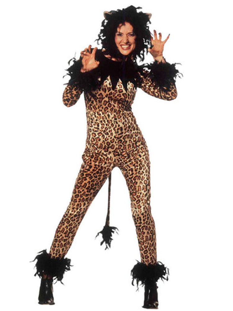 Tigresses Costume (Jumpsuit Headpiece)