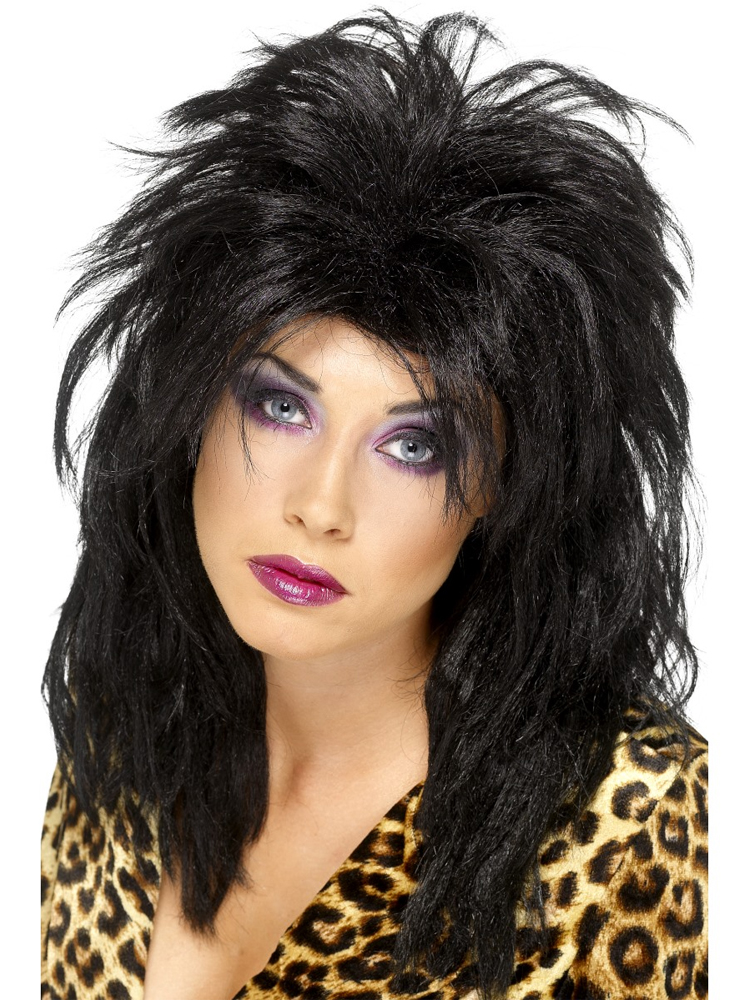 80'S Popstar Wig,Black