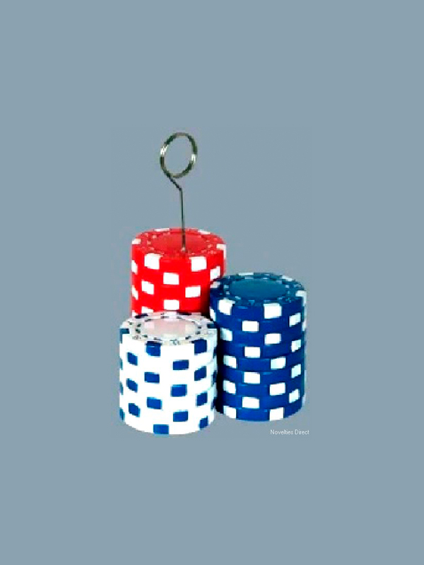 Balloon Weight/Photo Holder Poker Chips  *** 6 only in stock ***