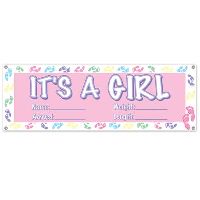 It's A Girl Banner