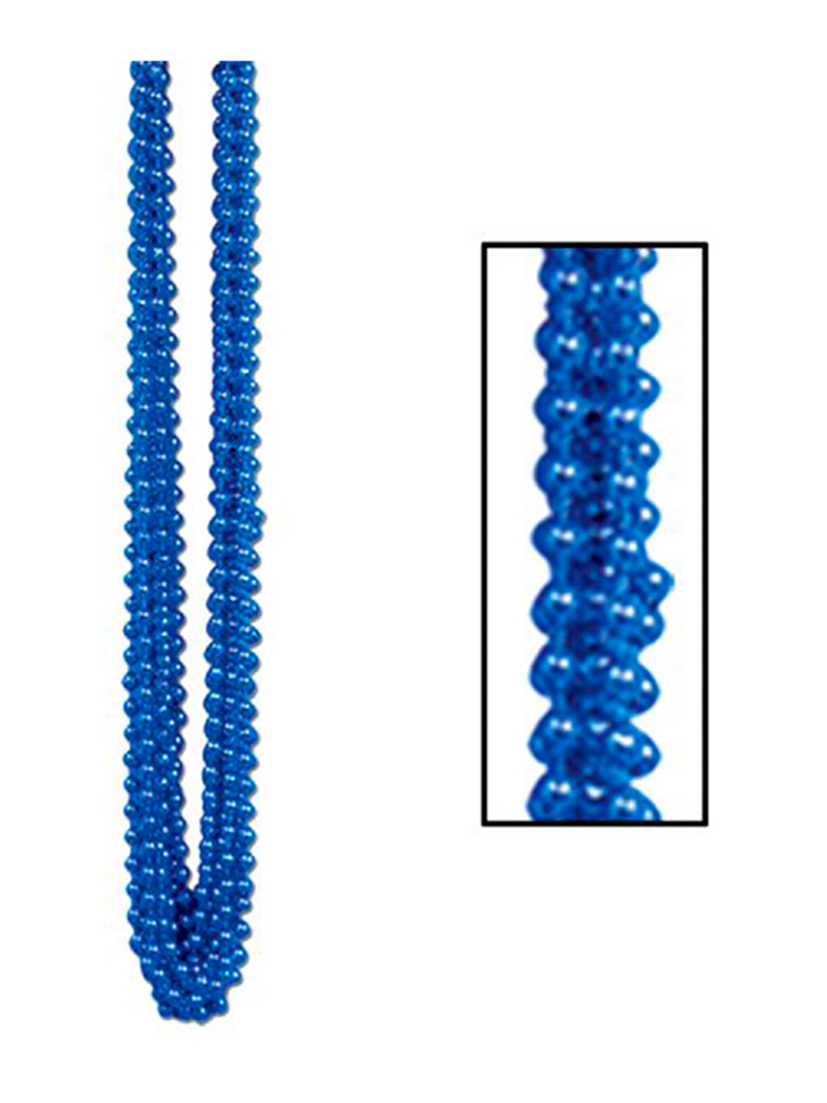 Metallic Blue Party Beads 