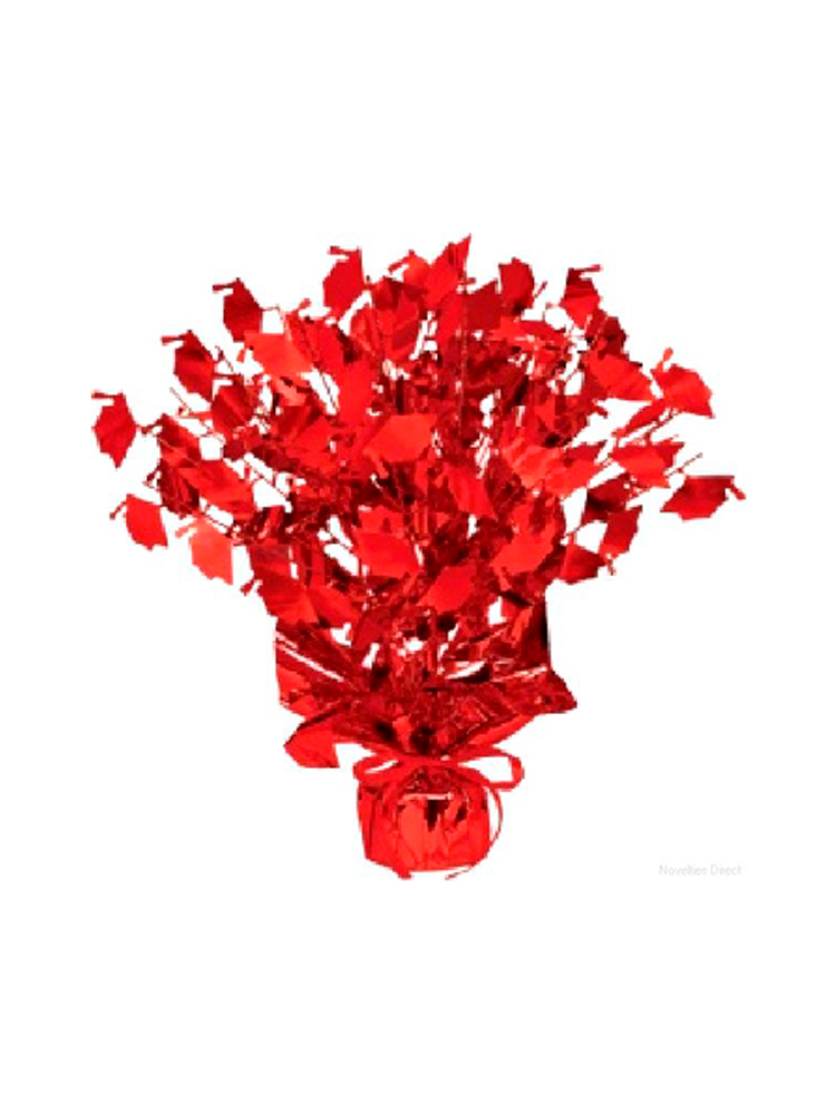 Graduate Cap Gleam 'N' Burst Centrepiece Red (Quantity 1) 