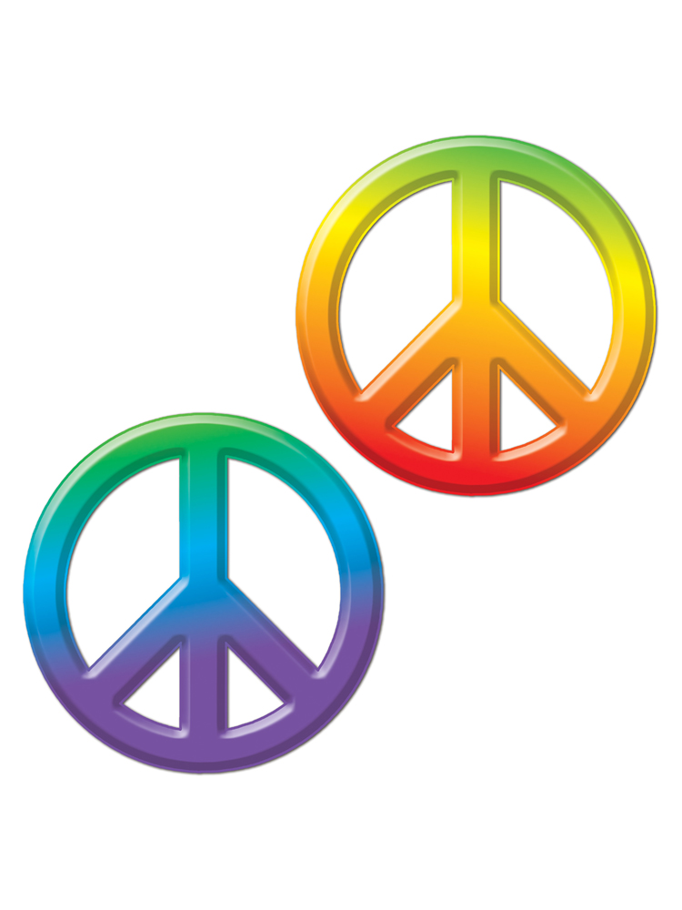 Plastic Peace Signs