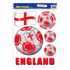 England Peel 'n' Place Removable Stickers 