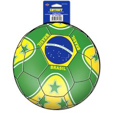 Brazil Football Cutout 