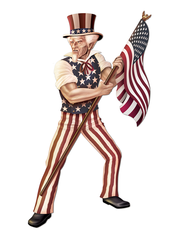 Jointed Uncle Sam 5' 6"