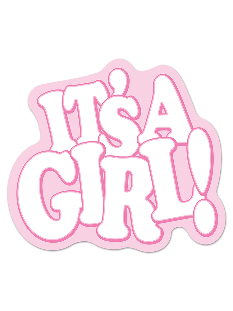 It's A Girl! Cutout