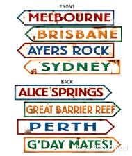 Australian Street Sign Cardboard Cutouts