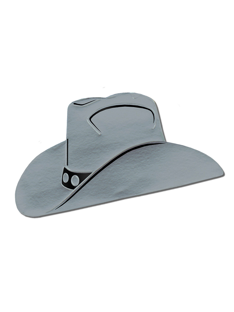 Foil Cowboy Hat Silhouette