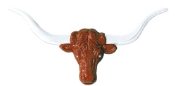 Western 3D Buffalo Head PVC Decoration 87x32cm (1)