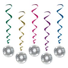 Disco Ball Hanging Whirls