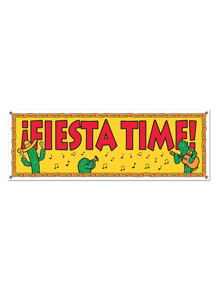 Fiesta Time! Sign Banner