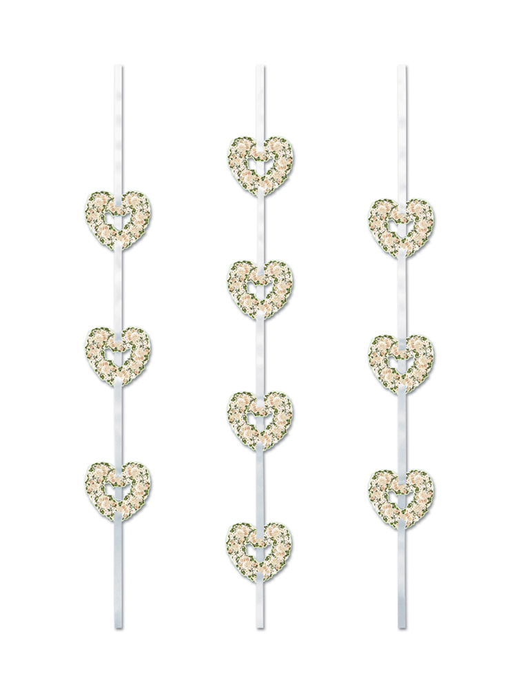 Heart Ribbon Stringers 4'