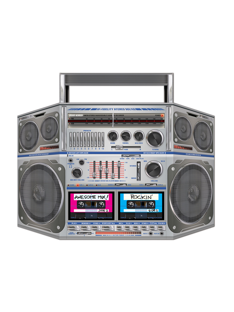 Boom Box Stand-Up Decoration 