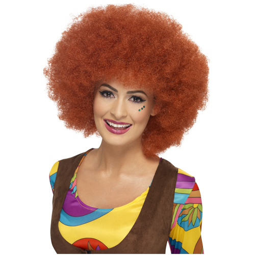 60'S Afro Wig - Auburn