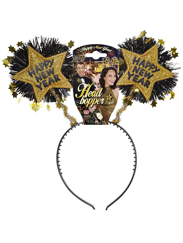 Happy New Year Head Boppers - Gold Happy New Year Head Boppers - Gold
